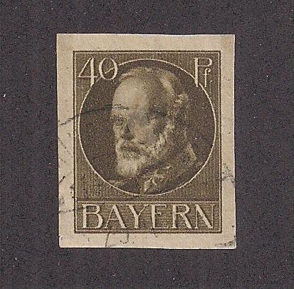 GERMAN STATES - BAVARIA SC# 126   VF/U 1916