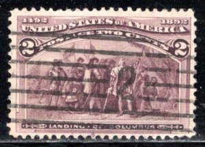 United States Scott # 231, used