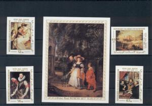 Art Paintings Rubens Mauritania MNH stamps set