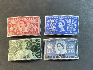 OMAN # 52-55--MINT NEVER/HINGED-----COMPLETE SET-----1953