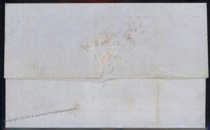 Colombia 1855 Geo Fletcher Aspinwall Cartagena Dual Agent Forwarding Cover 92133