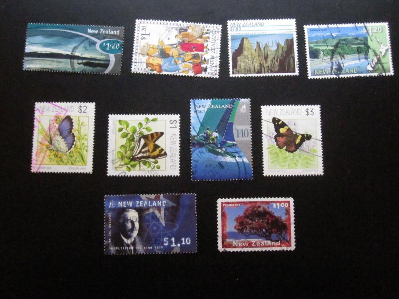 New Zealand Lot #6 Used- (X9) I Combine Shipping 