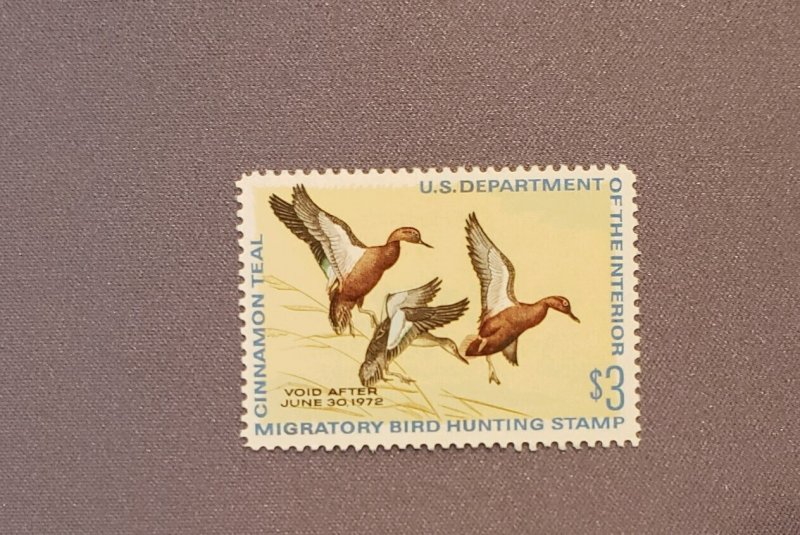 RW38, Three Cinnamon Teal, Mint OGNH, CV $68