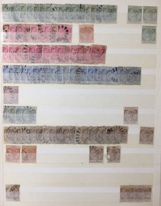 Barbados QV/QE Used MH MNH Stockbook Collection(Aprx 1100) GM3133