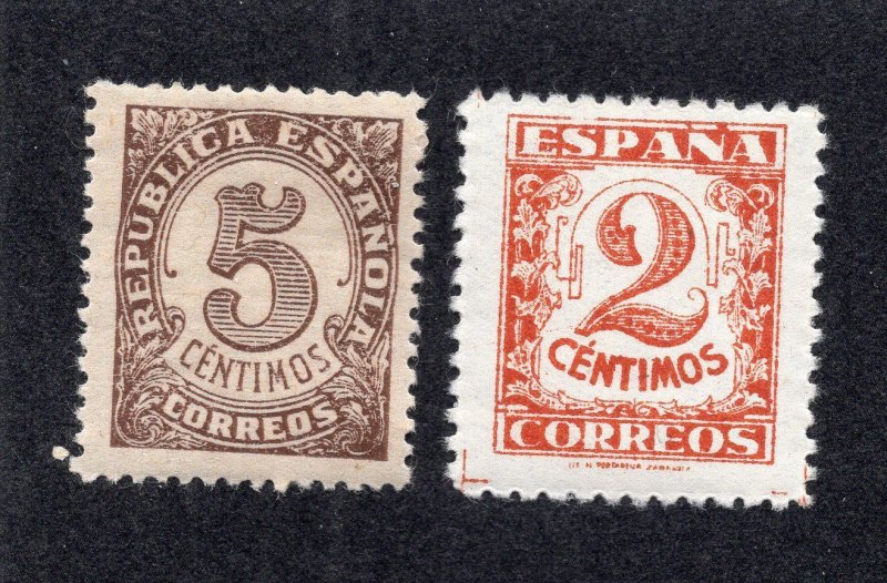 Spain 1939-40 30c blue, 40c Prussn grn & 40c greenish blk Franco, Scott 695-697a