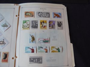 Romania 1962-1965 Stamp Collection many on Scott Intl Album Pages