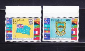 Tuvalu 255-256 Set MNH Flags (A)