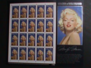 ​UNITED STATES:1995-SC# 2967  LEGENDS OF HOLLYWOOD-MARILYN MONROE - MNH-SHEET