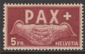 Switzerland Sc#304 VF-XF MH