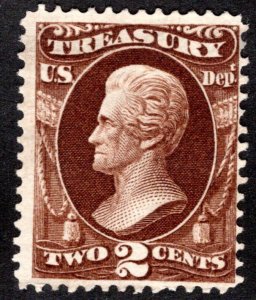 Scott O73, USA, Treasury, 2c, MNG, Official Stamp