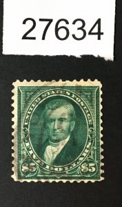 MOMEN: US STAMPS # 278 USED LOT #27634