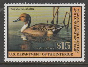 U.S. Scott Scott #RW68 Duck Stamp - Mint NH Single