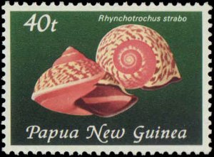 Papua New Guinea #549-553, Complete Set(5), 1981, Seashells, Never Hinged