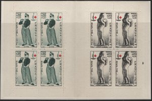 FRANCE,B374A,MNH,red cross