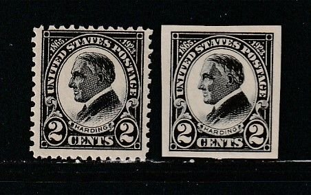 United States 610-611 MNH Warren G Harding