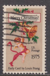 United States 1580 Christmas Bell 1975