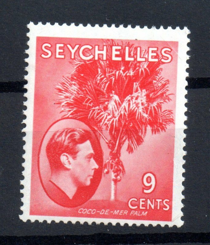 Seychelles KGVI 1938-49 9c scarlet MNH SG138 WS16596