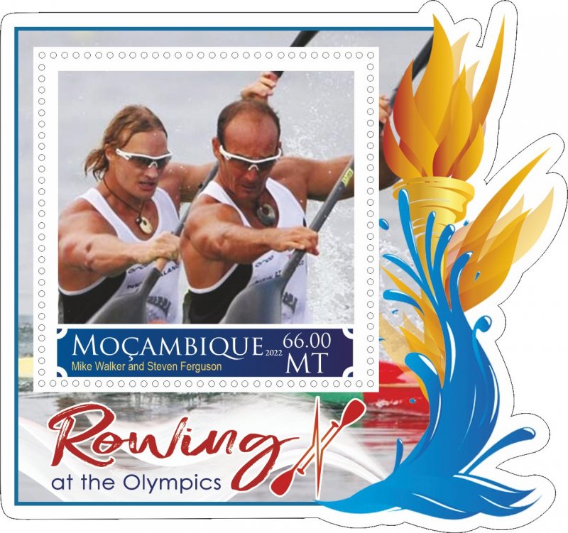 Stamps. Olympic Games. Rowing  8 sheets perforated