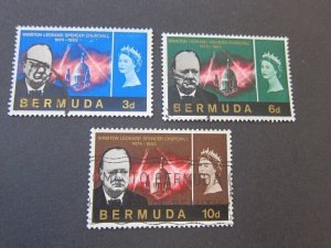 Bermuda 1966 Sc 201-3 FU