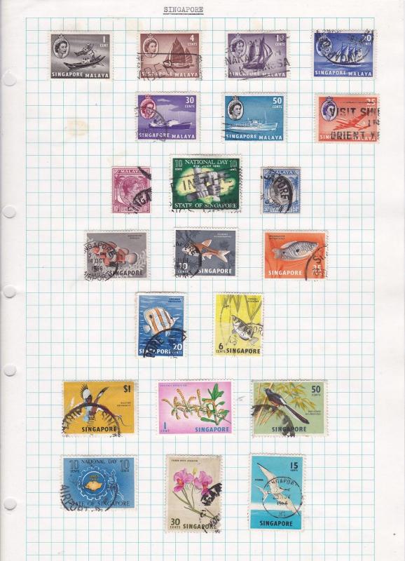 singapore stamps ref 12069