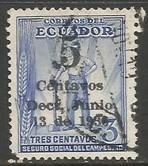 ECUADOR RA36 VFU X073-8