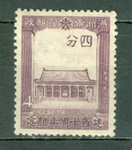 MANCHUKUO 1942 #143 MNH