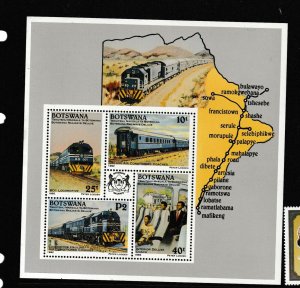 Botswana Train SC 517a MNH (1gfn) 