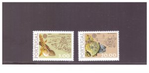 PORTUGAL SC.1283-4 1976 EUROPA GOLD AND SILVER ART COMPLETE SET MNH EV9