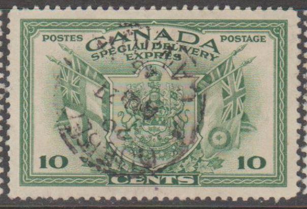 Canada Scott #E10 Special Delivery Stamp - Used Single