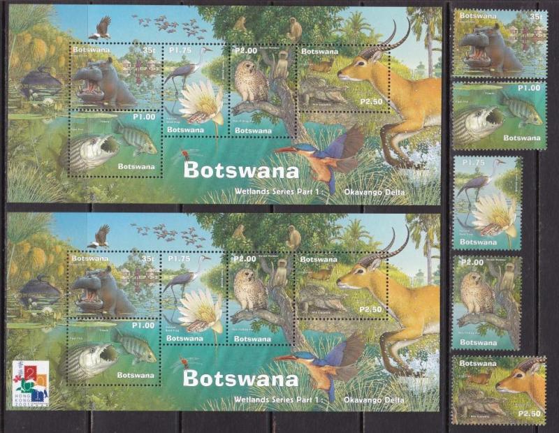 Botswana, Fauna, Animals, Birds MNH / 2000