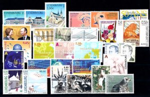 Luxembourg Luxemburg 2003 Complete Year Set MNH