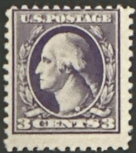 Scott #530 1918 3¢ George Washington type IV unwatermarked offset perf. 11 MNH