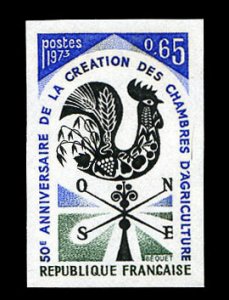 France, 1950-Present #1387 (YT 1778) Cat€15.50, 1975 Department of Agricult...