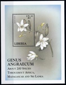 [67331] Liberia 1999 Flora Flowers Blumen Orchids Souvenir Sheet MNH