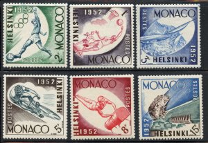 Monaco # 295-300. Mint Hinge Remain.