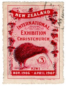 (I.B) New Zealand Cinderella : International Exhibition (Christchurch 1906)