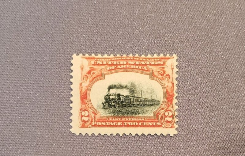 295, Fast Express, Mint, OG Previously Hinged, CV $25.00