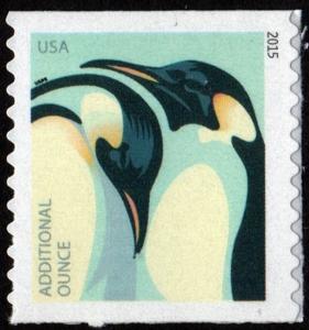 SC#4990 (22¢) Emperor Penguin Coil Single (2015) SA