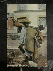 1911 Teeswater Canada RPPC Postcard Cover To USA Raffia Merchant Mexico