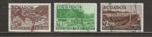 Ecuador Scott catalog # C367-C369 Used