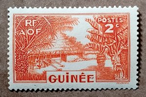 French Guinea #128 2c Guinea Village MH (1938)