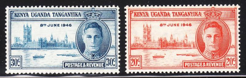 Kenya, Uganda and Tanganyika 90 -91  -  FVF MNH