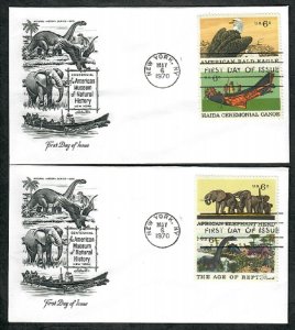 1387 - 1390 Natural History Unaddressed Artmaster FDCs