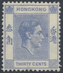 Hong Kong   SG 152   SC# 161B  MLH  ord paper  see details & scans