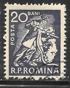 Romania 1352: 20b Miner, CTO, F-VF