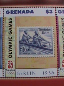 GRENADA STAMP-2008  SUMMER OLYMPIC GAMES BEIJING -MNH MINI SHEET   VERY FINE