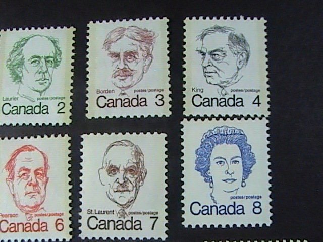 CANADA # 586 - 601-MINT NEVER/HINGED---COMPLETE SET----1972-76