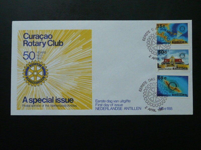 Rotary Club 1987 FDC Netherlands Antilles 87182