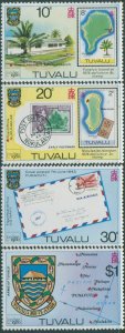 Tuvalu 1980 SG143-146 Stamp Exhibition London set MNH