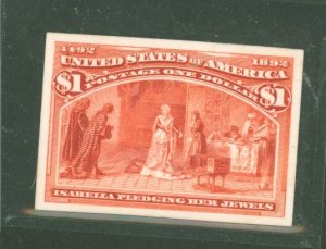 United States #241P4  Single